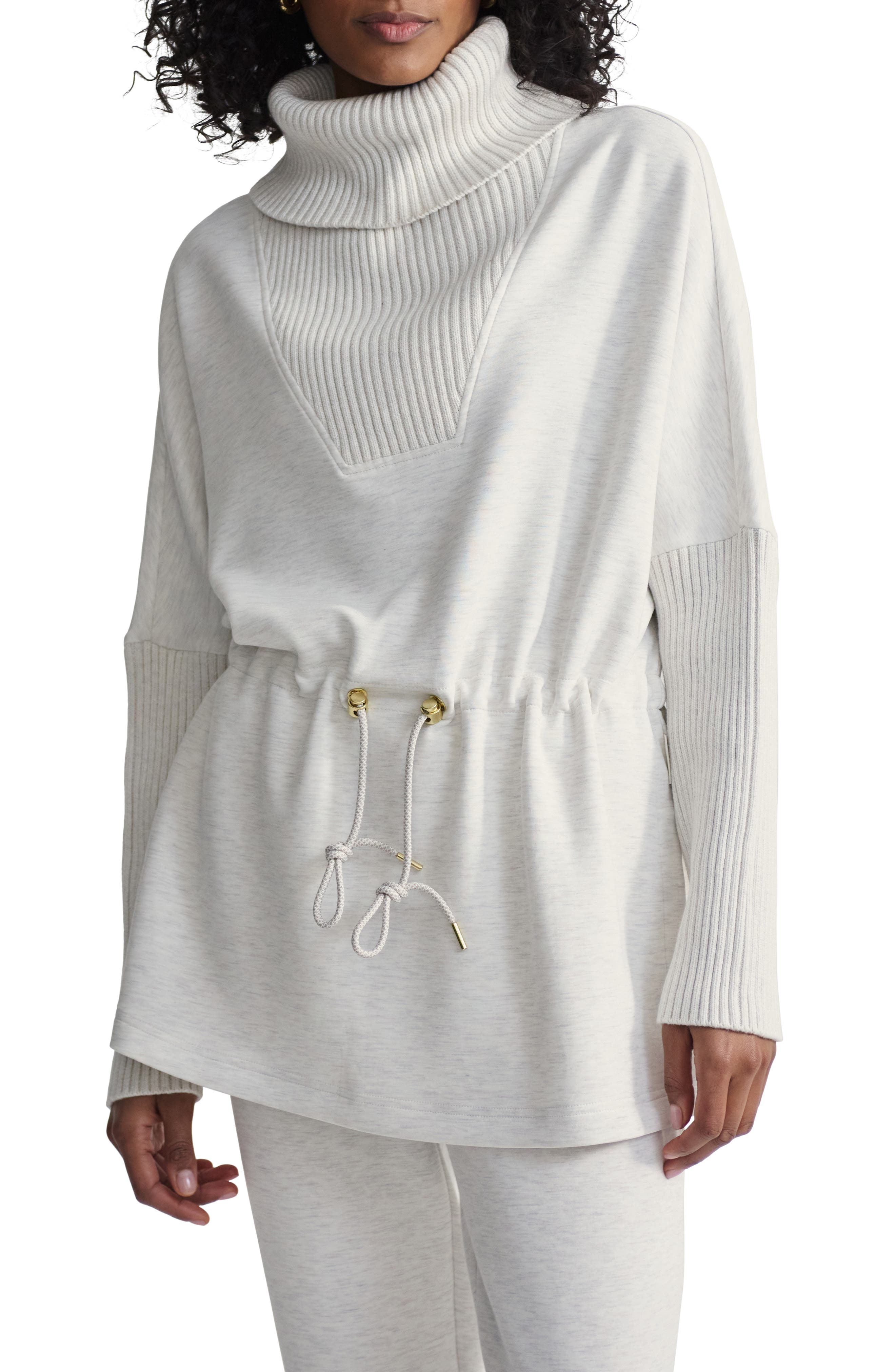 Varley Suffolk Longline Turtleneck Sweatshirt