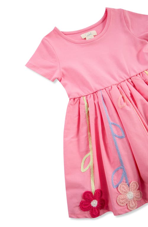 Peek Essentials Flower Vines Fit & Flare Dress In Lilac