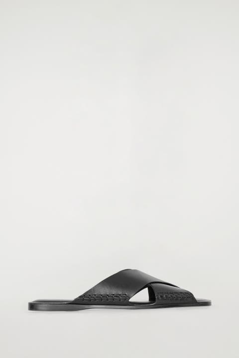 Crossover Leather Sandals