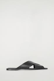 COS Crossover Leather Sandals