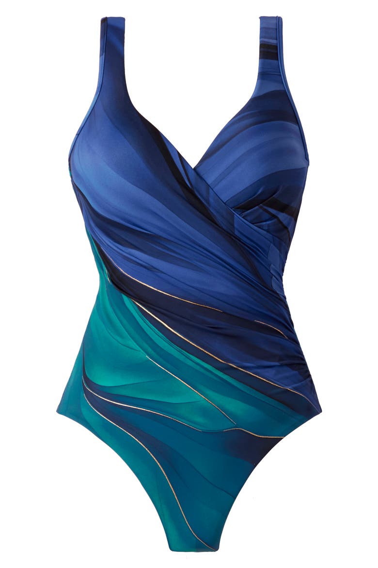 Maldiva One-Piece Swimsuit, Alternate, color, BLUE MULTI