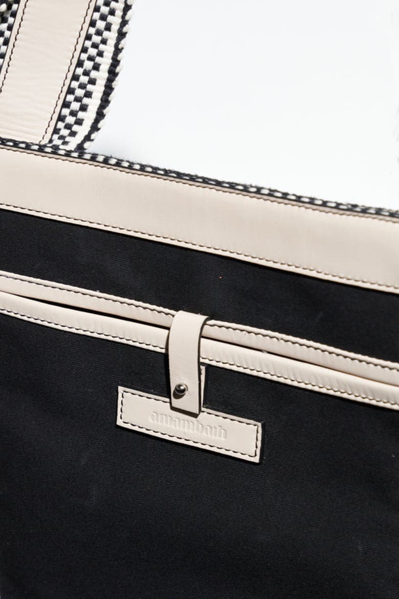 Chulo Large tote bag, Alternate, color, Ivory Black