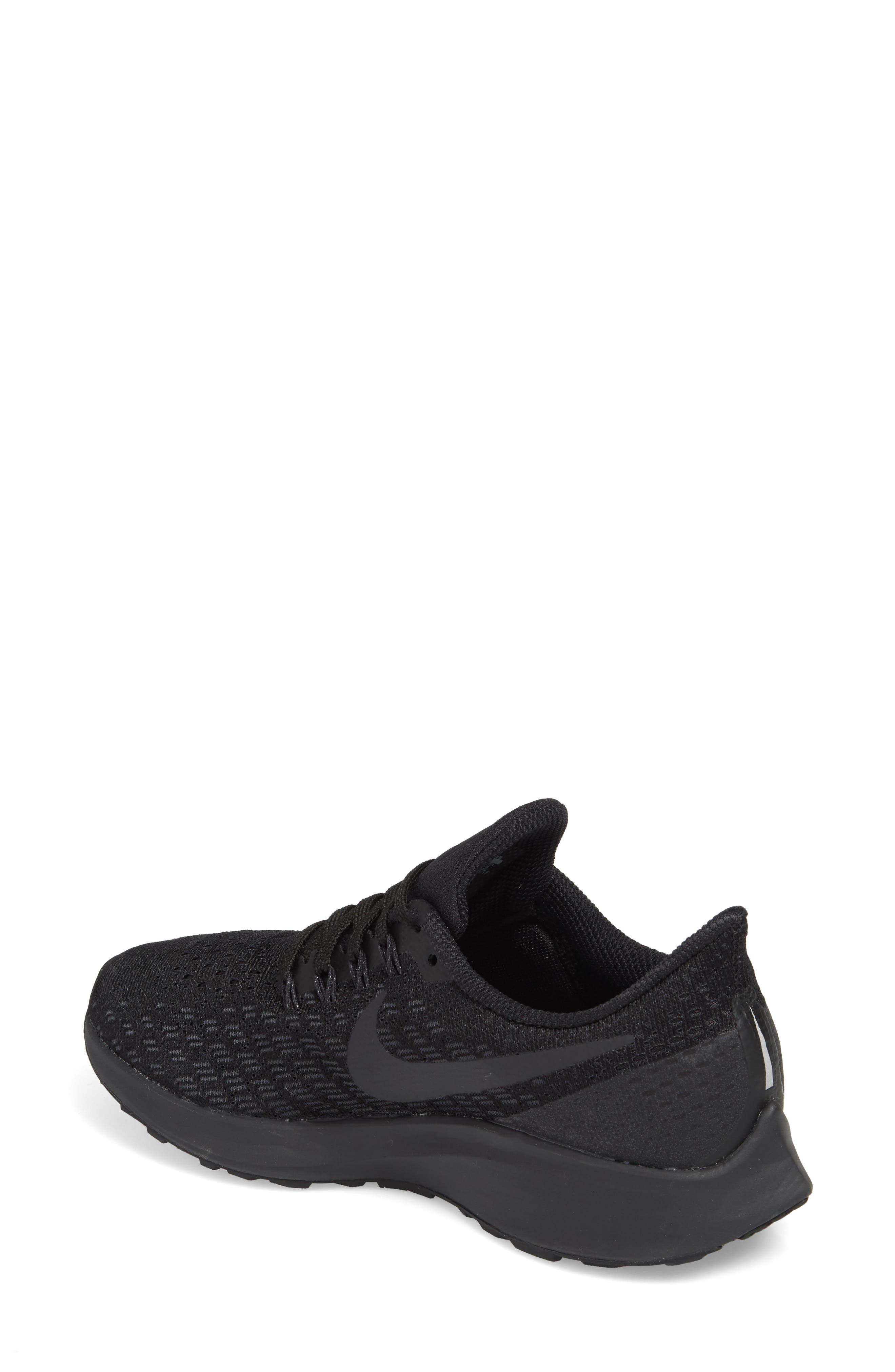 Air Zoom Pegasus 35 Running Shoe, Alternate, color, BLACK/ OIL GREY/ WHITE