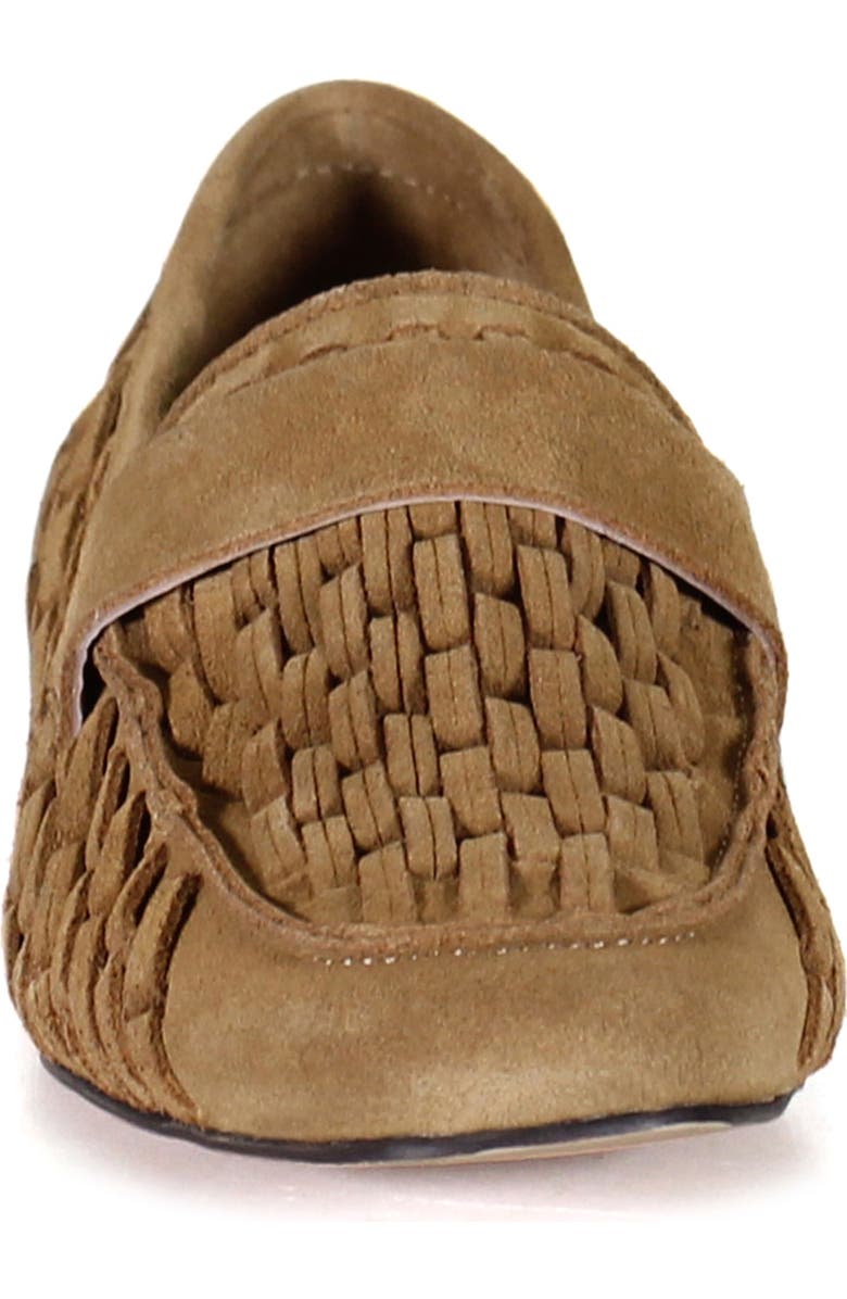 Diba True AGE LESS Woven Suede Flat Loafer, Alternate, color, Whiskey