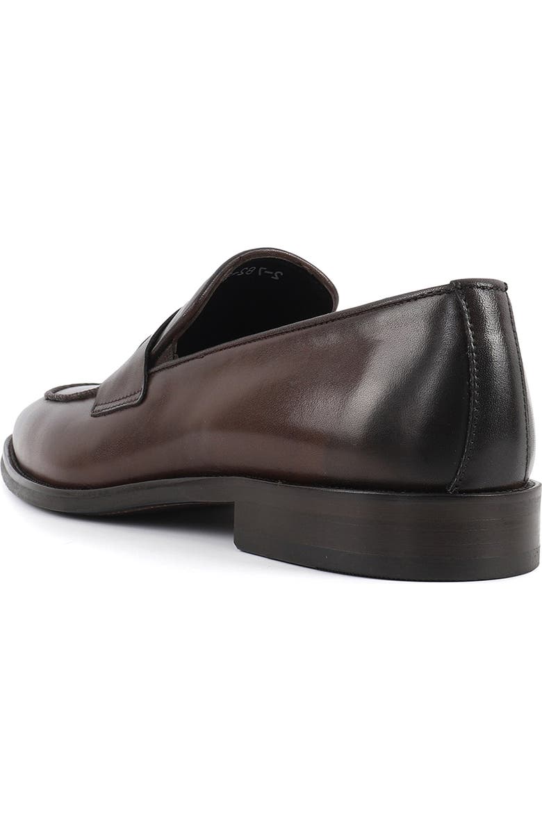 VELLAPAIS Bentonni Penny Loafer, Alternate, color, Dark Brown