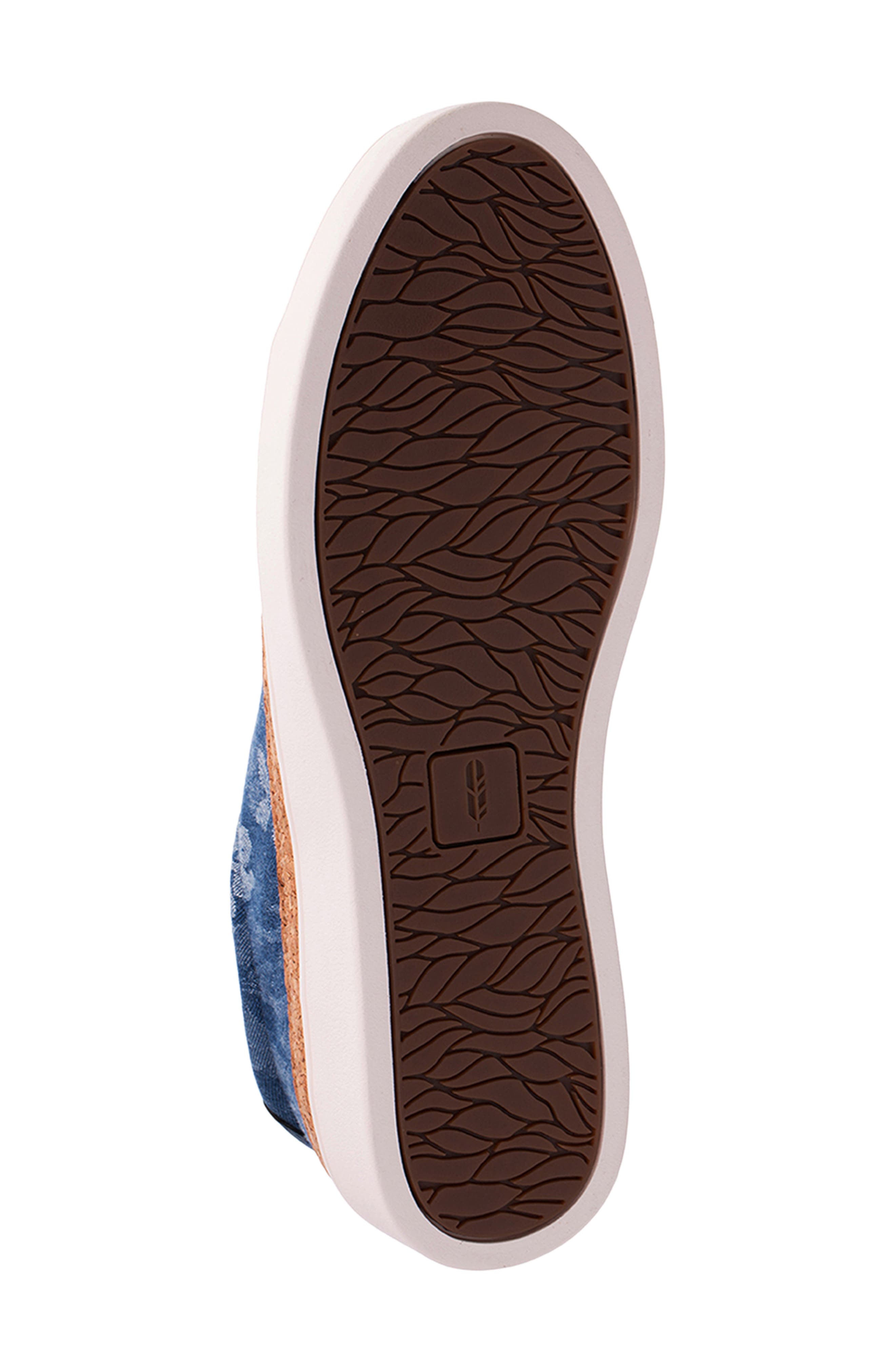 Hermosa Sneaker, Alternate, color, DENIM FLORAL