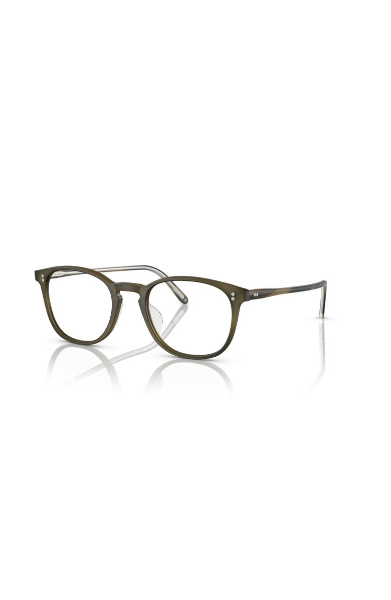 Oliver Peoples 49mm Square optical glasses, Main, color, Brown