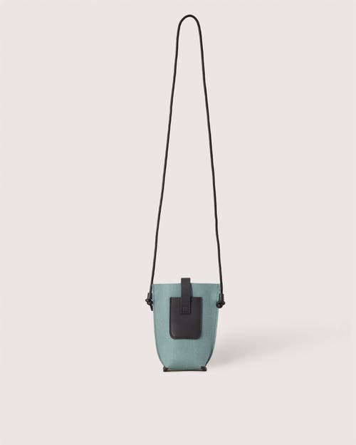 Graf & Lantz Graf Lantz Hana Merino Wool Phone Crossbody In Green
