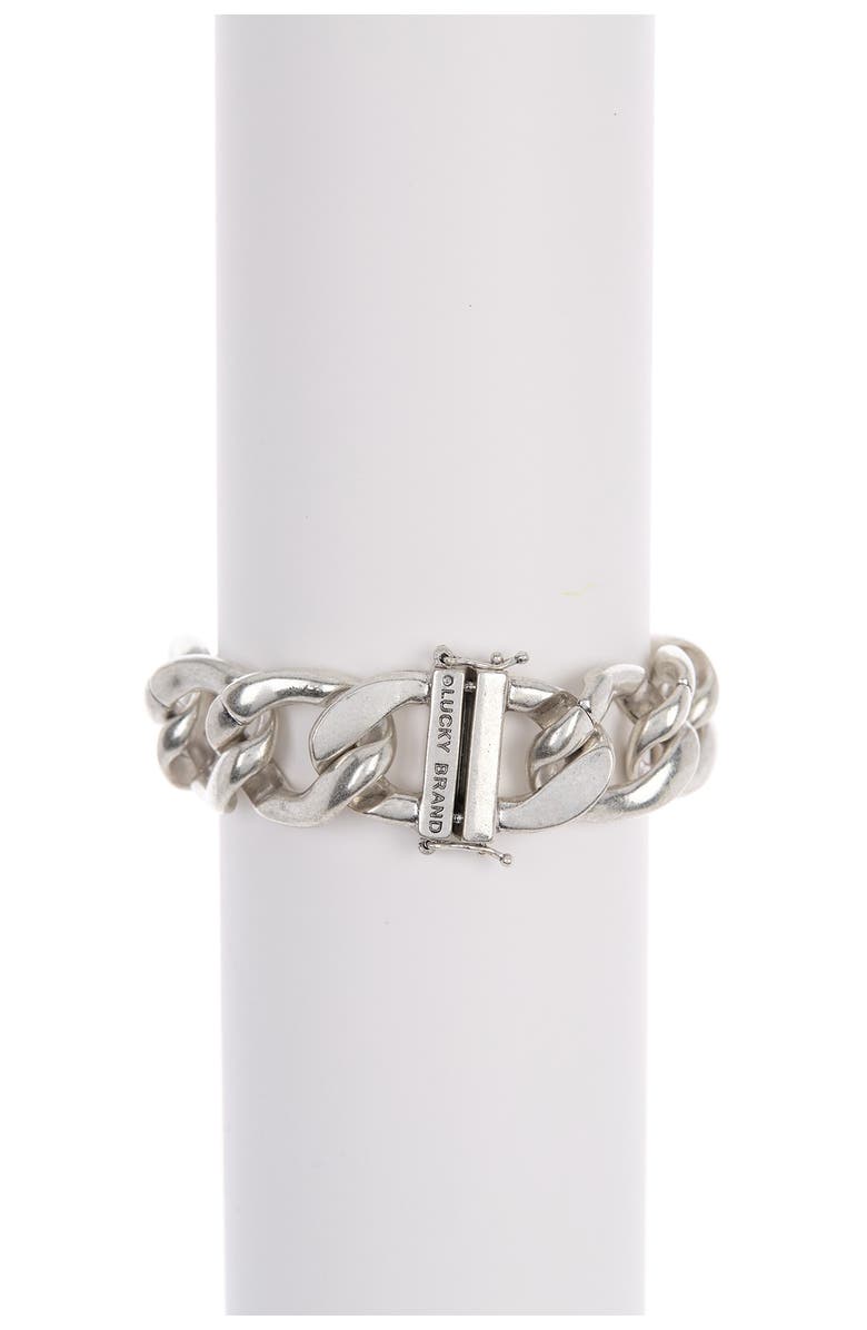 Lucky Brand Silver-Tone Heavy Chain Bracelet, Alternate, color, 