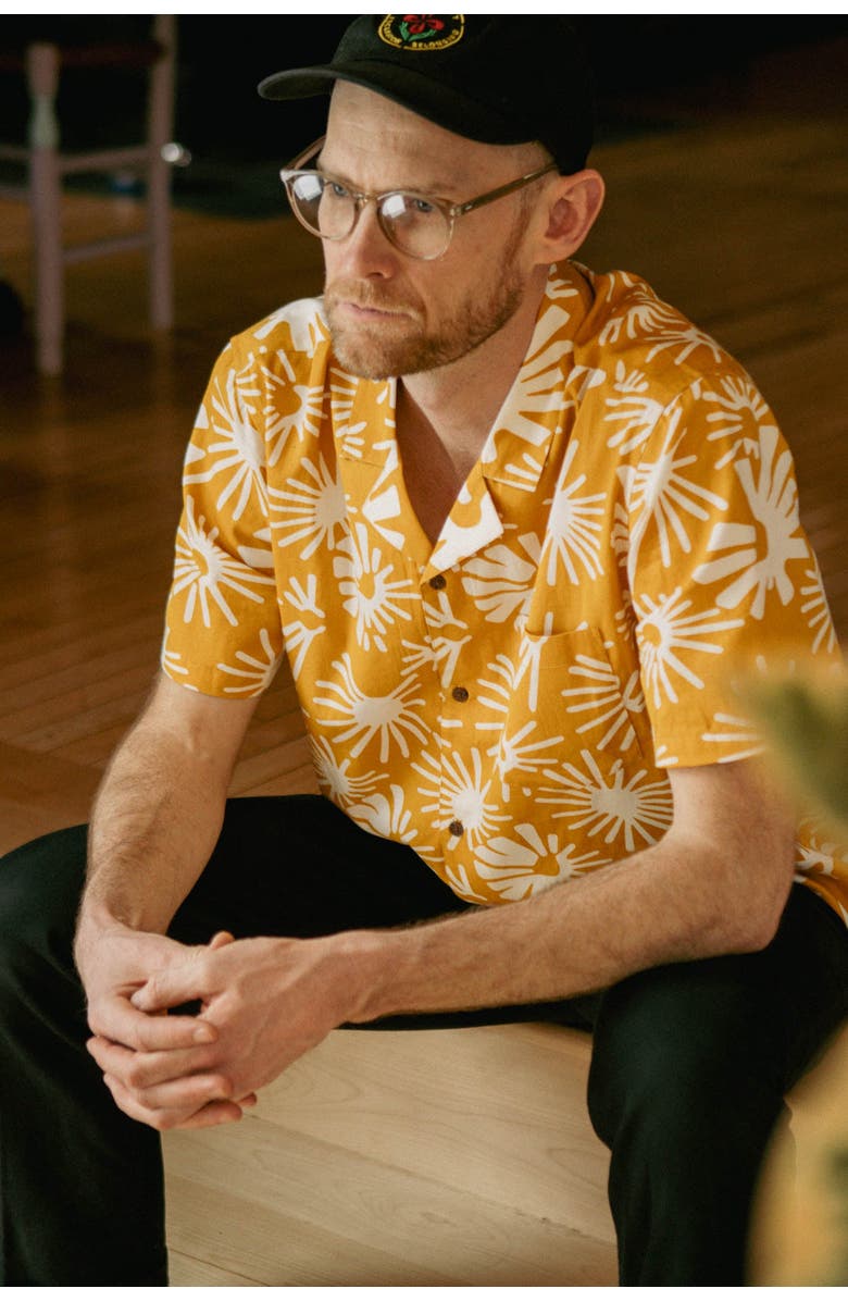 Bridge & Burn Bodie Shirt, Alternate, color, Solar Bloom