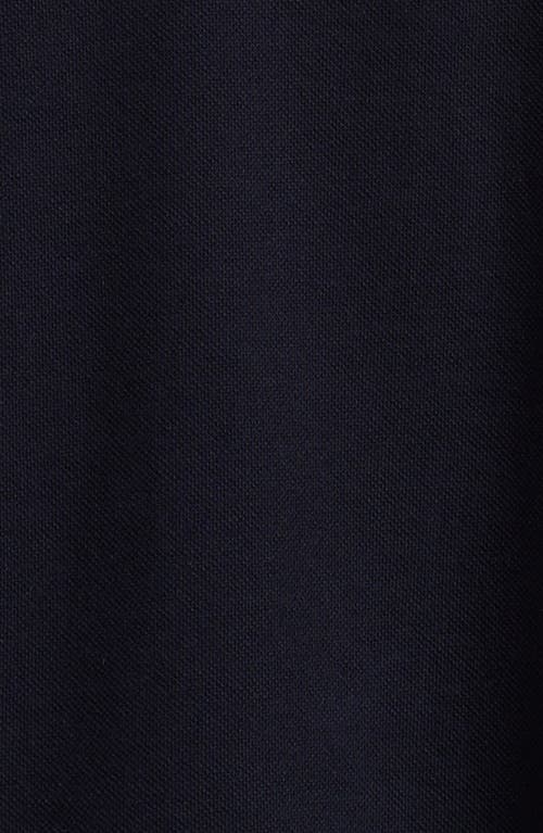 Moncler Short Sleeves Polo Shirt In Navy