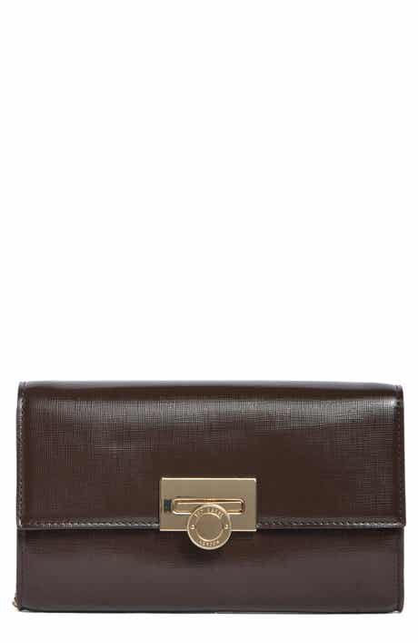 Parisa Faux Leather Flap Crossbody Bag