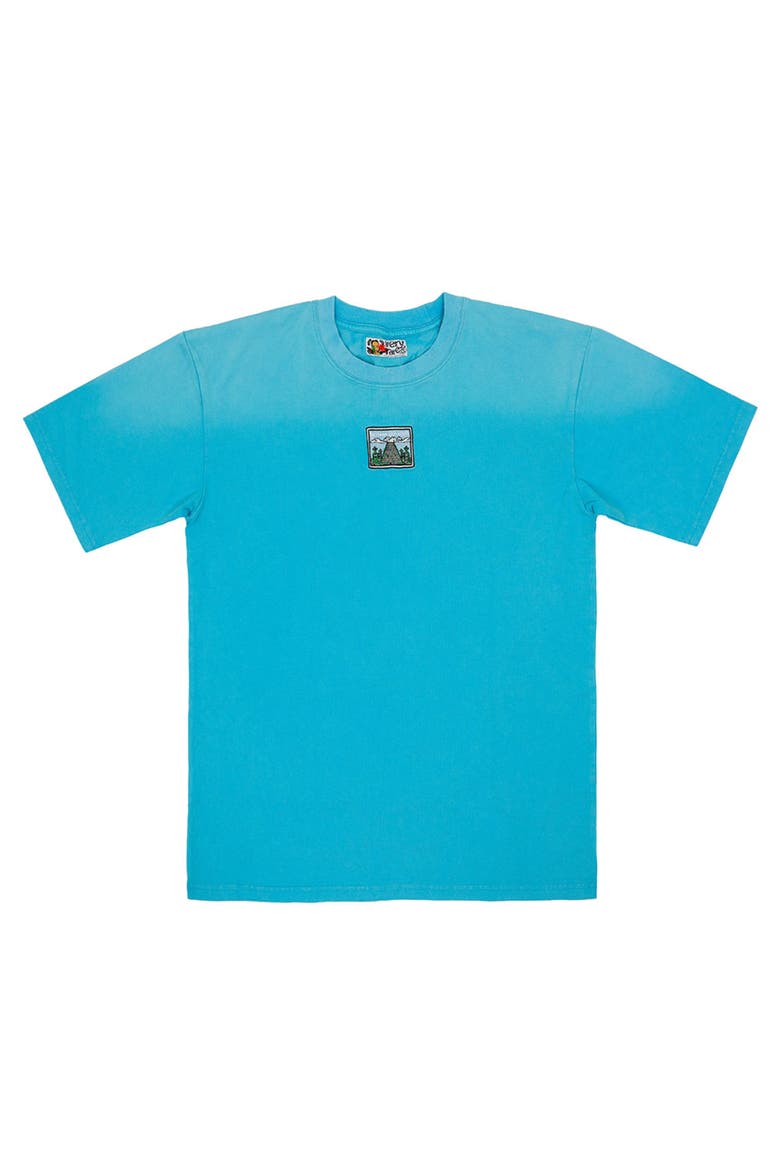 Heaven Can Wait Cotton Graphic T-Shirt, Main, color, BLUE