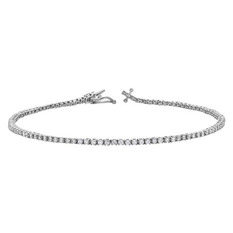 Enora 1 Ct 10K Gold Lab Grown Diamond Tennis Bracelet