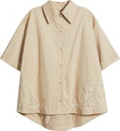 BOSS Orange Balembroi Button Front Top