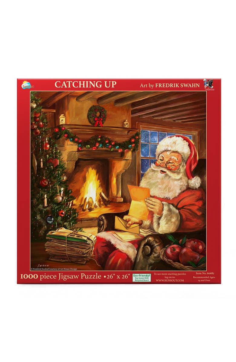 Sunsout Catching Up 1000 piece Jigsaw Puzzle for Adults, Alternate, color, Multicolor