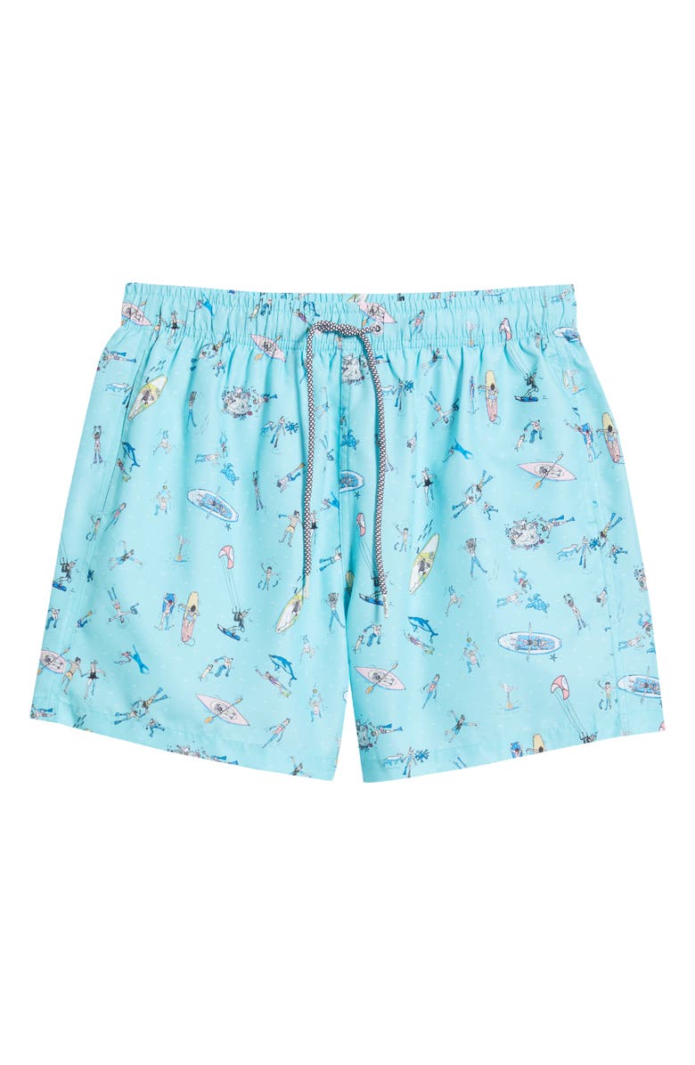 Boardies Sea Folk Mid Length Swim Trunks, Alternate, color, 