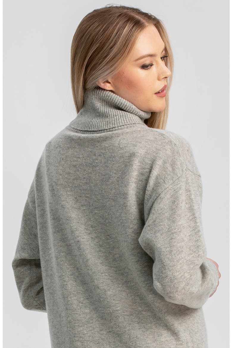 Gressoney Long Sleeve Maternity Sweater Dress, Alternate, color, LIGHT GREY