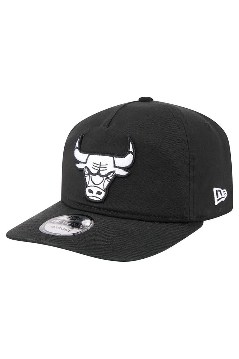 Men's New Era Black Chicago Bulls 19TWENTY Adjustable Hat, Main, color, Black