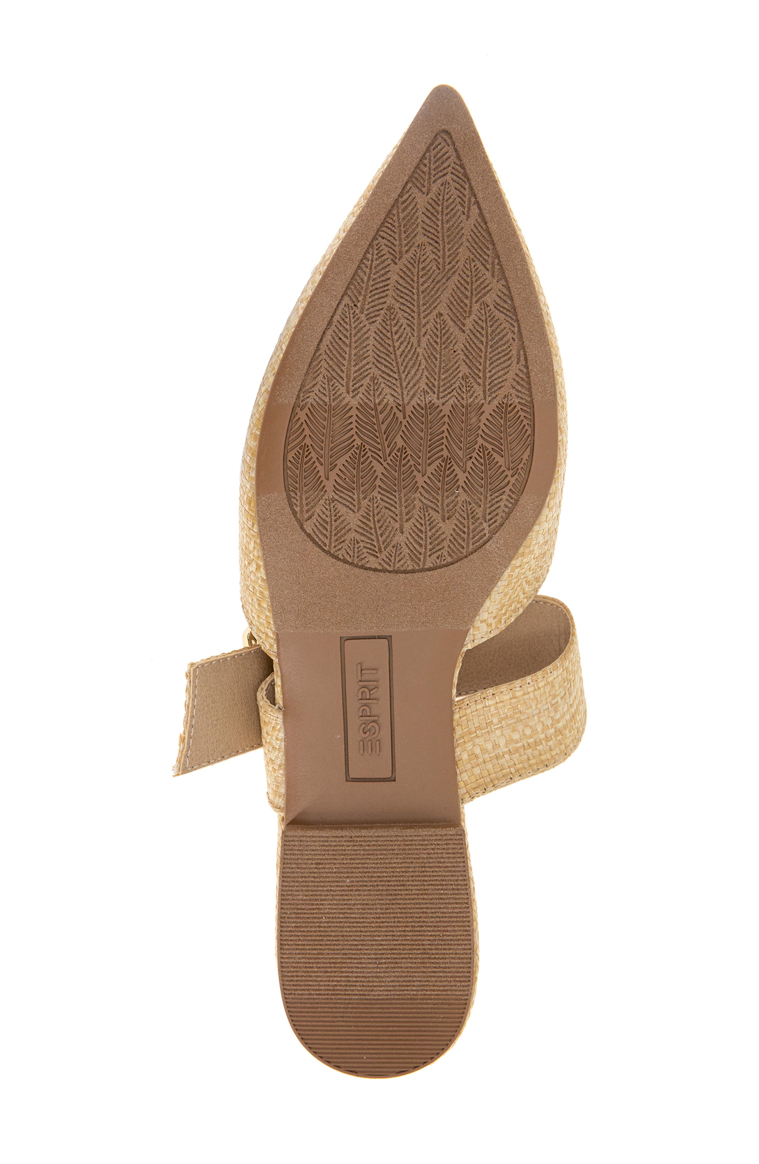 Esprit Alaina Buckle Strap Mule, Alternate, color, Natural Raffia