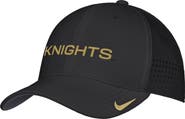 Nike Men's Nike Black UCF Knights 2026 On-Field AeroBill SwooshFlex Dri-FIT Hat