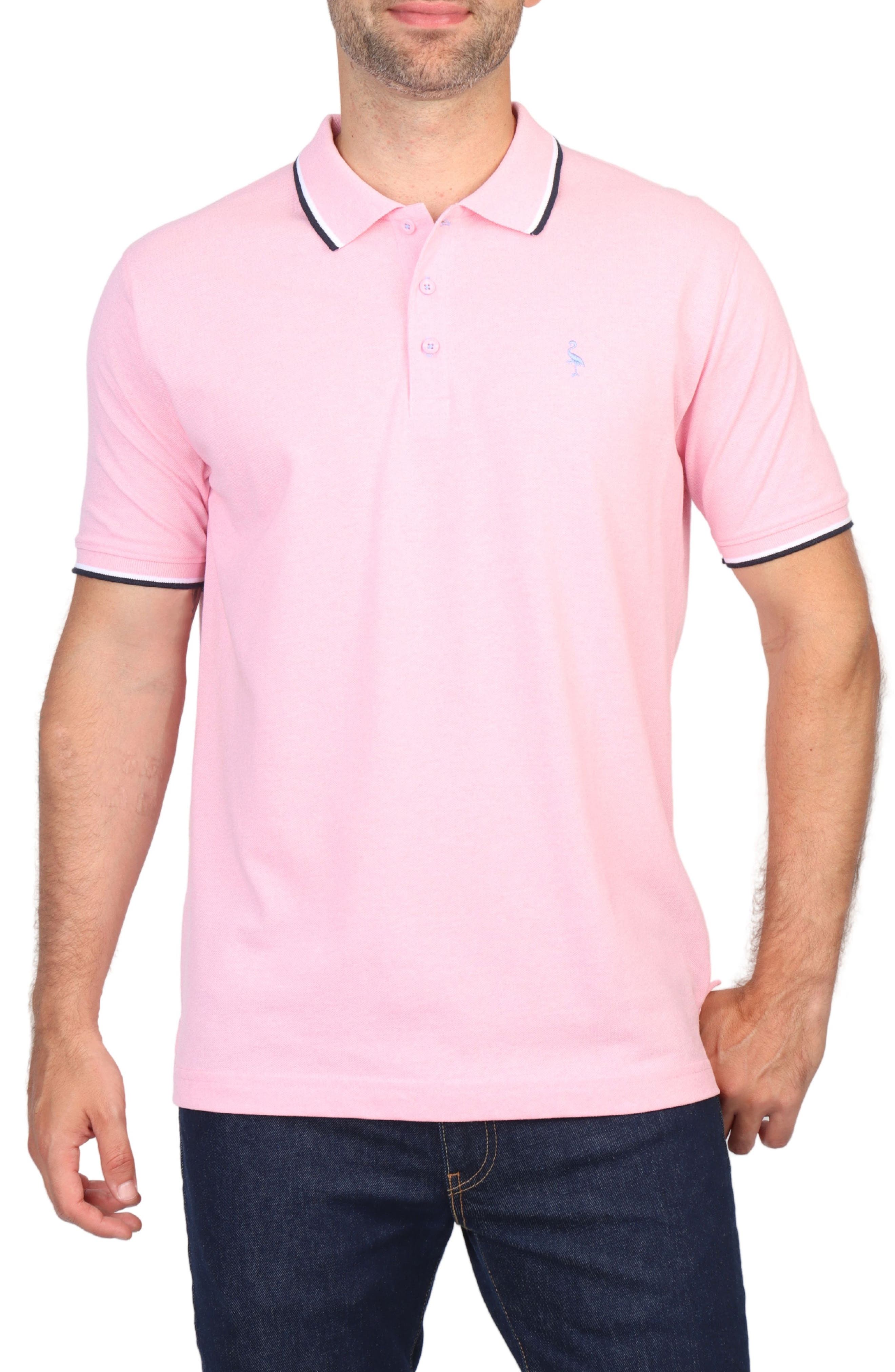 TailorByrd Micro Tipped Piqué Polo