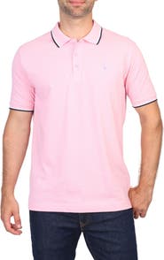 TailorByrd Micro Tipped Piqué Polo