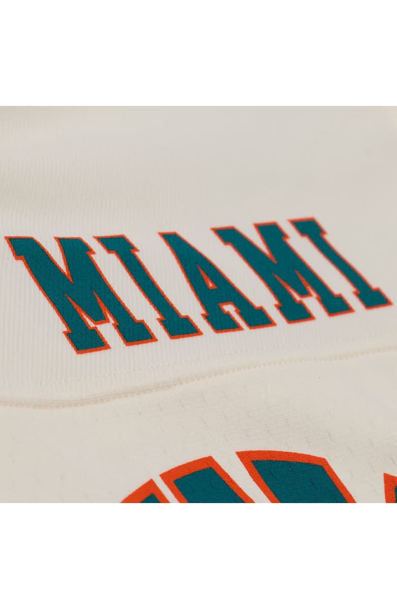 Mitchell & Ness Women's Mitchell & Ness Dan Marino Cream Miami Dolphins Retired Player Cropped Fashion Jersey, Alternate, color, Cream