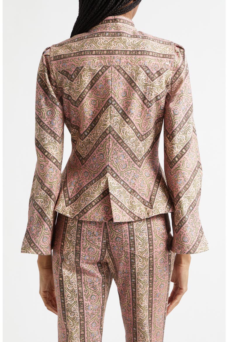 Pepper Paisley Denim Jacket, Alternate, color, AMOUR PINK MULTI