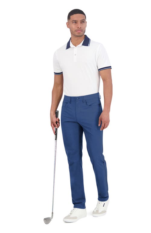 Ben Sherman Solid 4-way-stretch Tech Golf Pants In Sea