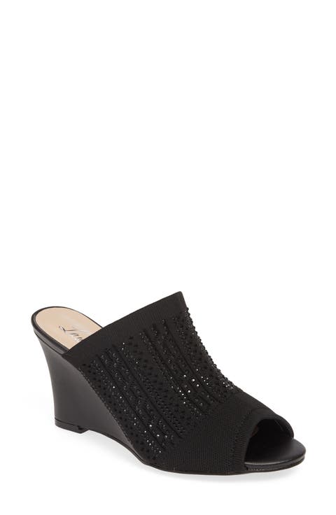 Martha Wedge Slide Sandal (Women)