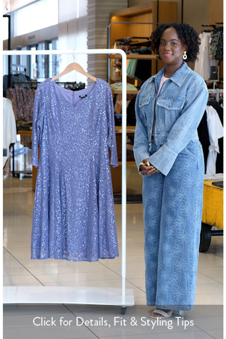 Lace Fit & Flare Dress video