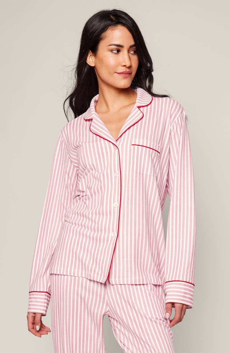 Petite Plume Antique Red Peruvian Cotton Pajamas, Alternate, color, 