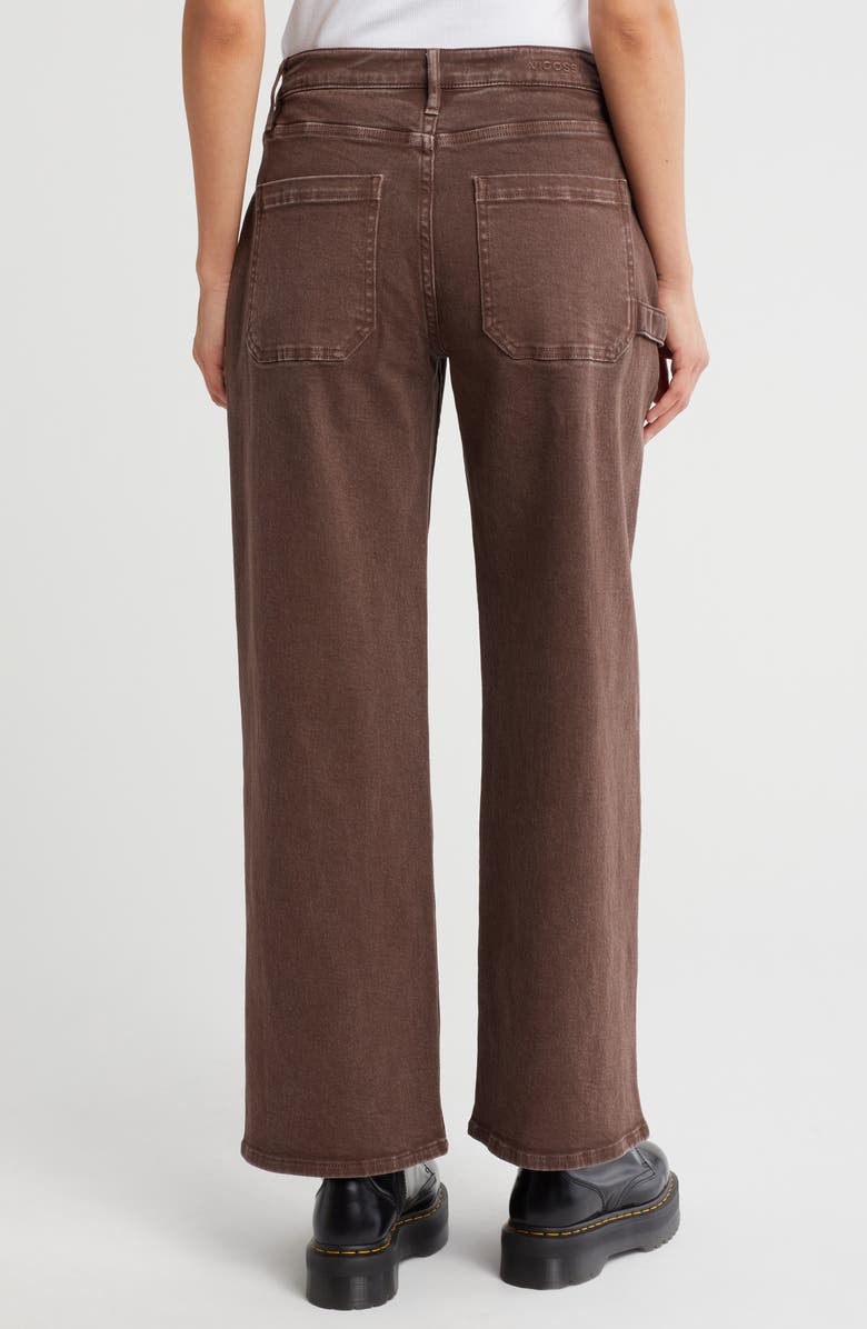 Vigoss Carpenter Straight Baggy Jeans, Alternate, color, Chocolate