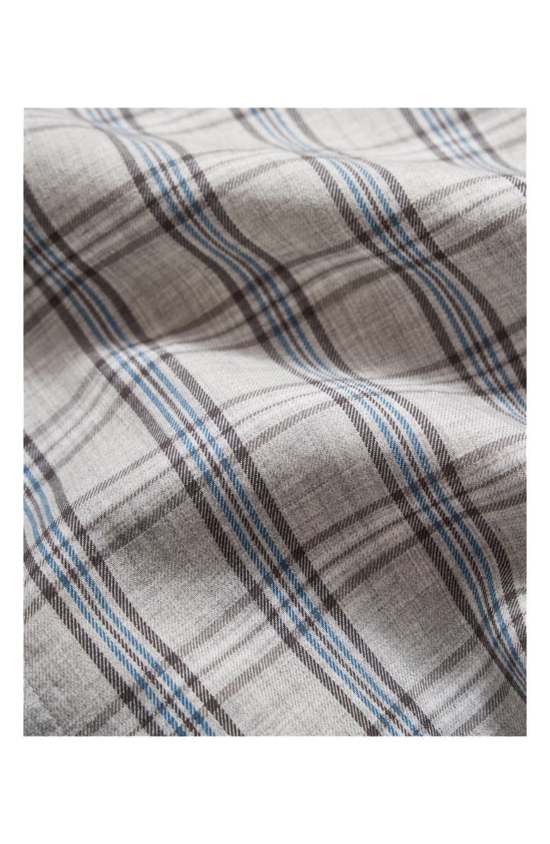 Billy Reid John T Standard Fit Mélange Plaid Button-Up Shirt, Alternate, color, 