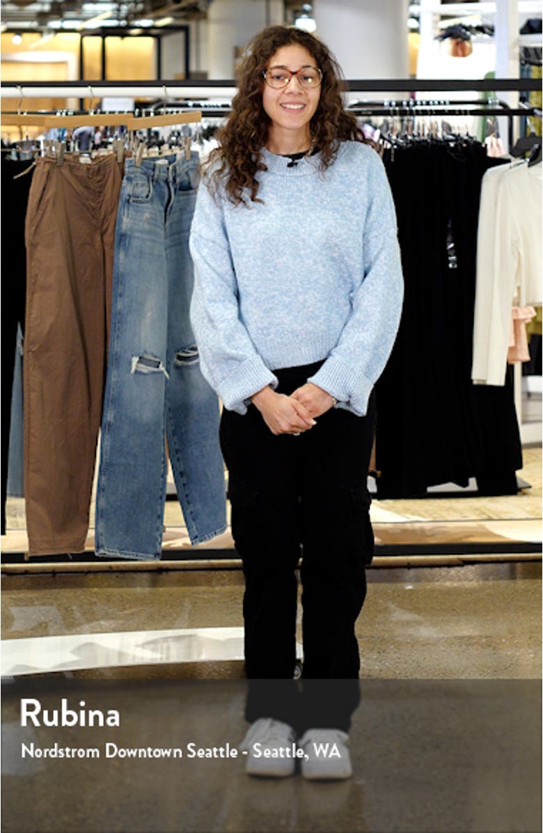 Drop Shoulder Crop Sweater, sales video thumbnail