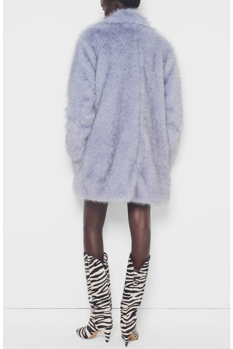 Billie Faux Fur Jacket, Alternate, color, Celestial Blue