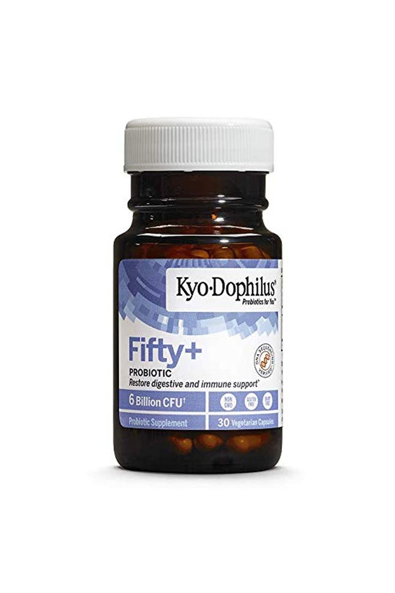 Fifty+ Probiotic, Restore digestive and immune support, 30 Vegetarian Capsules, Alternate, color, None