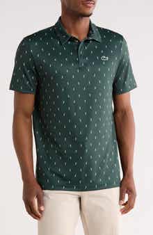 Lacoste Regular Fit Print Stretch Polo Shirt