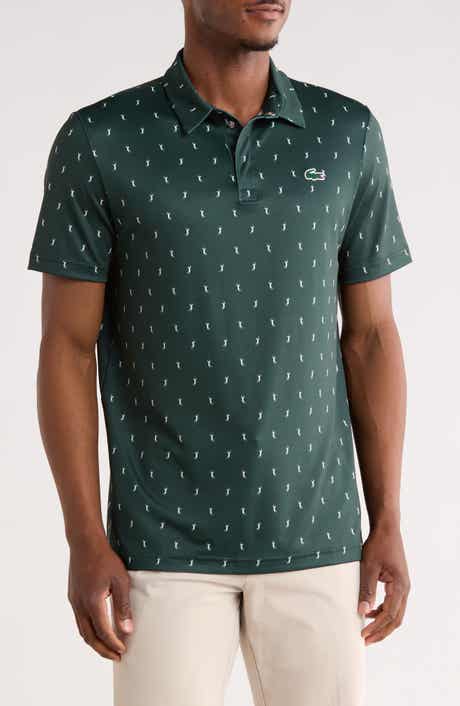 Lacoste Regular Fit Print Stretch Polo Shirt
