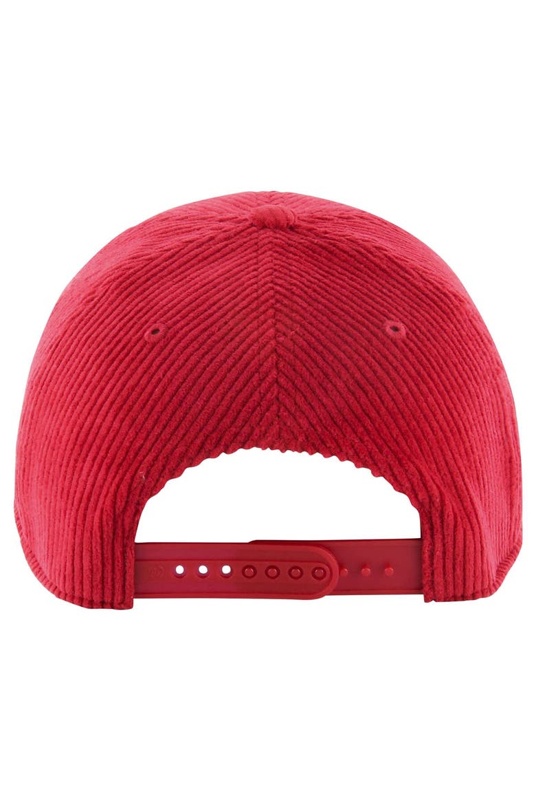 Men's '47 Red St. Louis Cardinals Wax Pack Collection Corduroy Clean Up Adjustable Hat, Alternate, color, Red