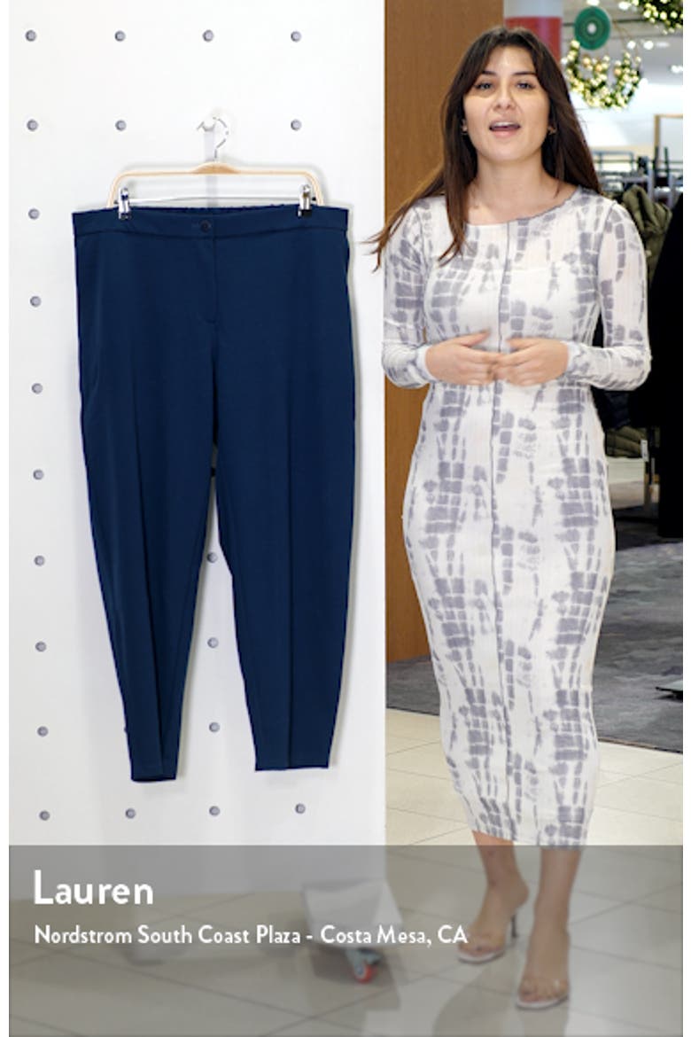 Slouchy Tencel® Lyocell Blend Ankle Pants video