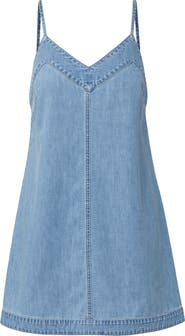 Veronica Beard Chapmond Sleeveless Denim Minidress