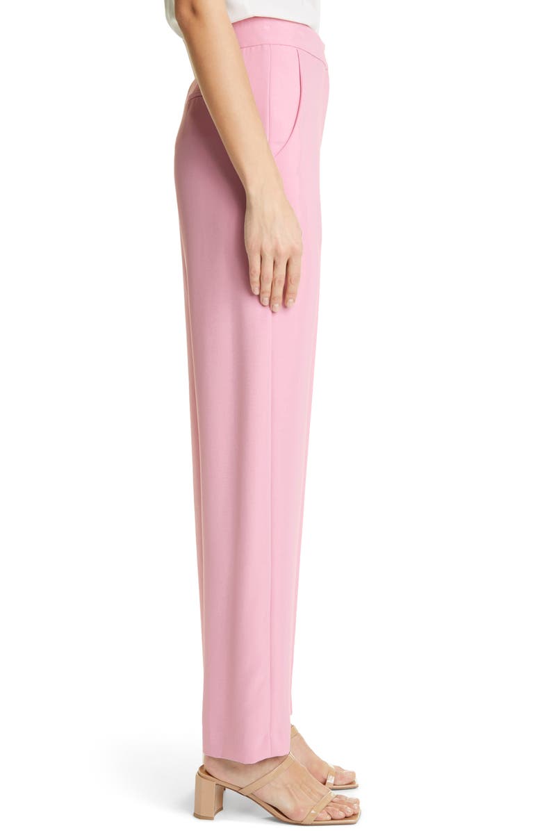 Lela Rose Ankle Crepe Pants, Alternate, color, Orchid