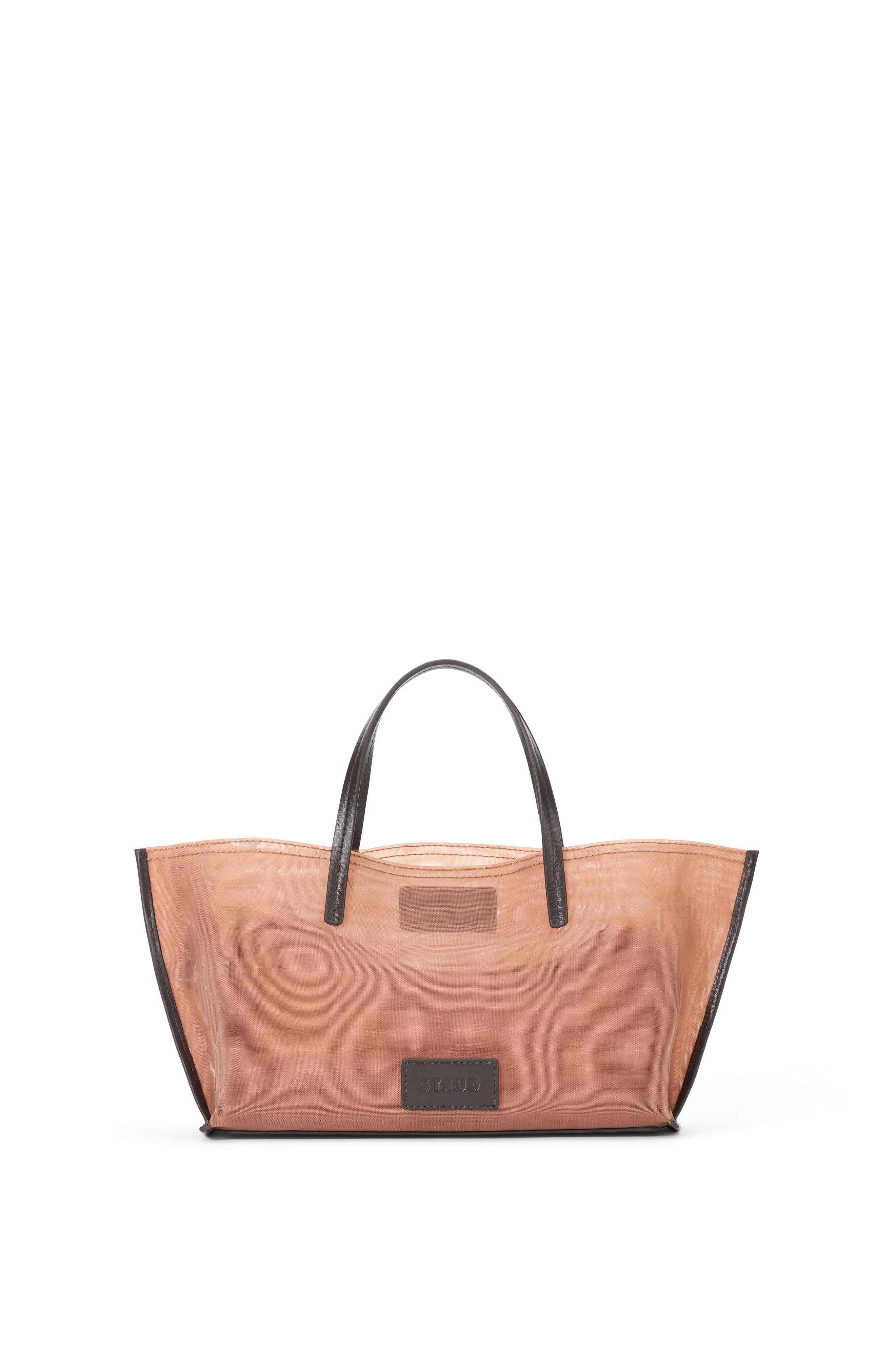 STAUD Mini Christos Mesh Tote, Alternate, color, Camel