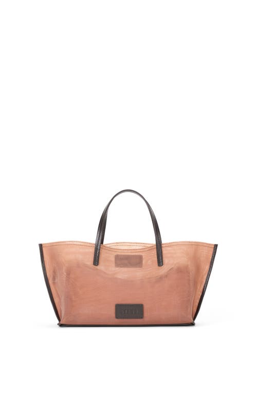 Staud Mini Christos Mesh Tote In Pink