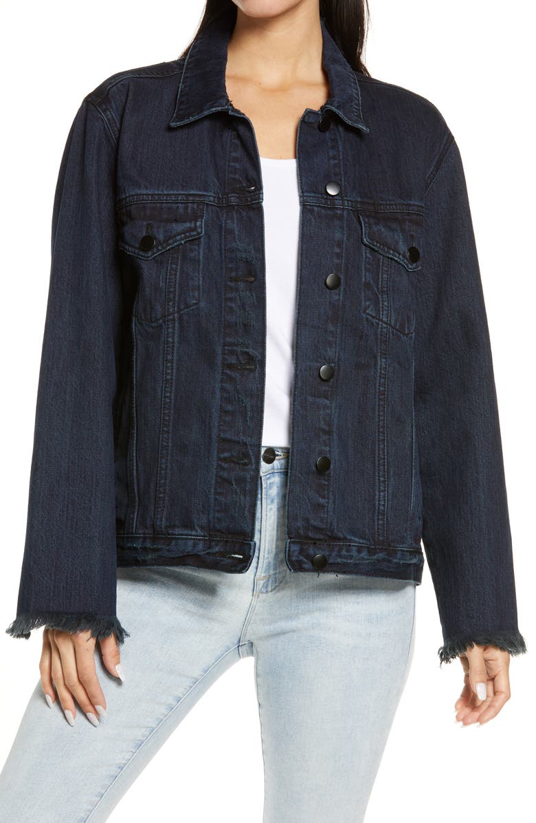 One Teaspoon Crystal Rock & Roll Denim Jacket, Main, color,