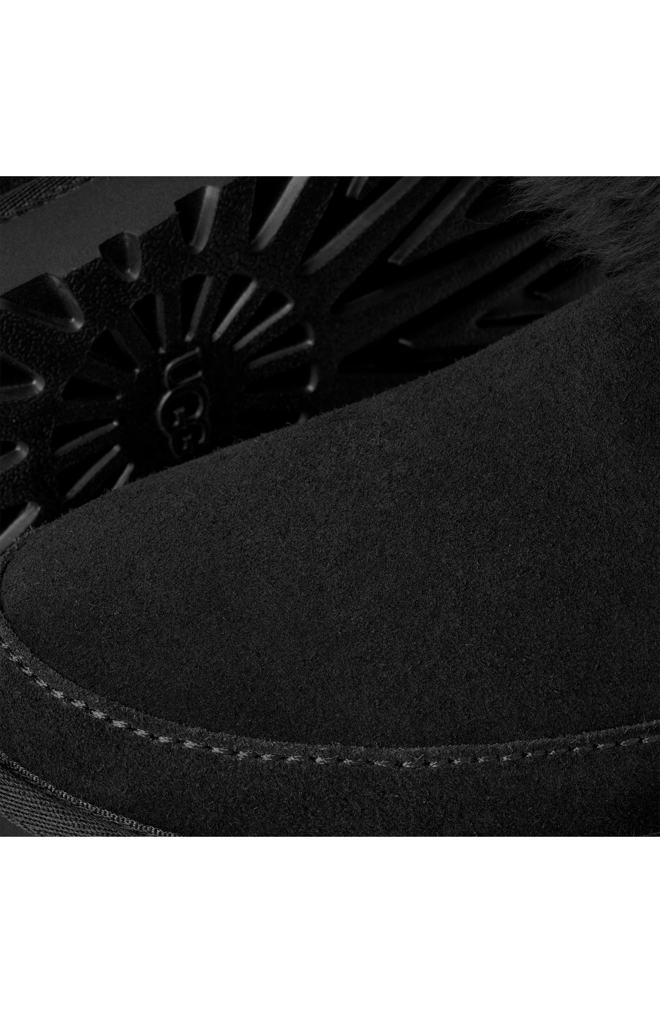 UGG<sup>®</sup> Classic Ultra Mini Chalet Boot, Alternate, color, Black