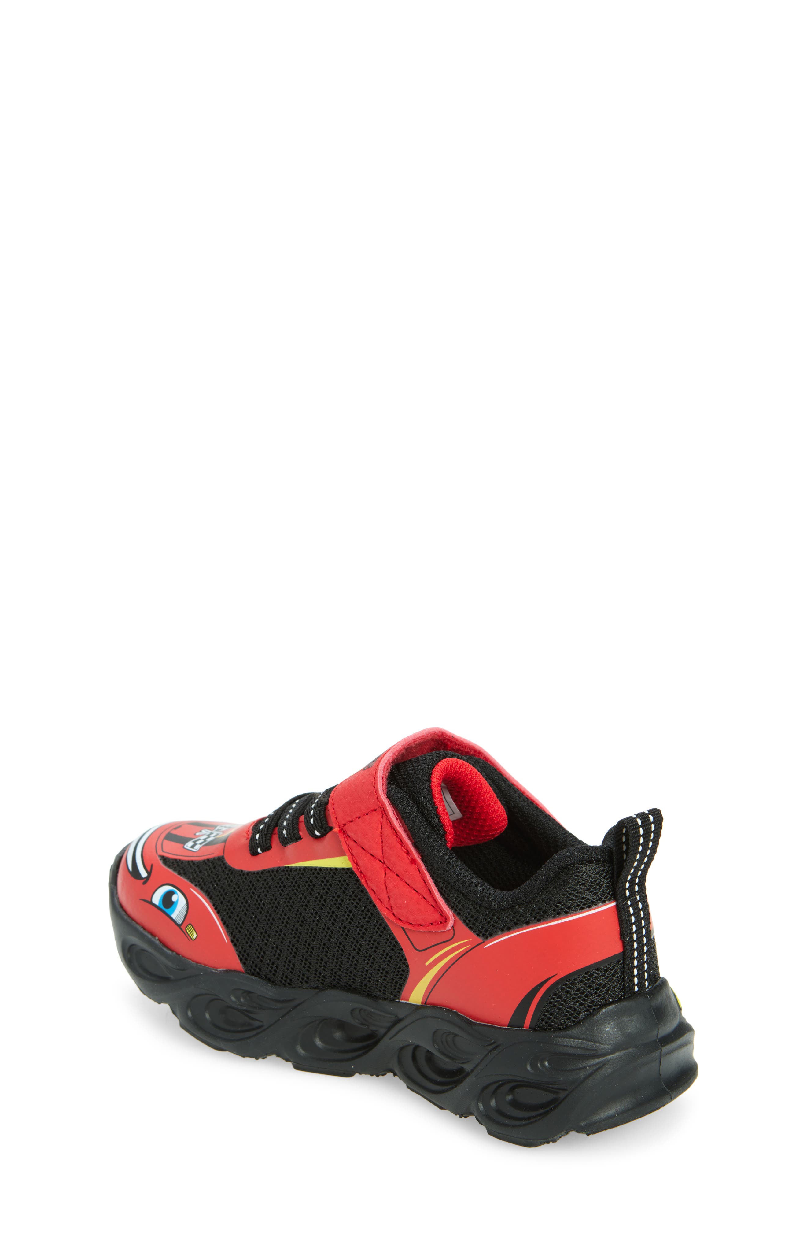 SKECHERS Kids' Hot Lights<sup>®</sup> Thermo-Flash Wheel Buddies Sneaker, Alternate, color, Red/ Black