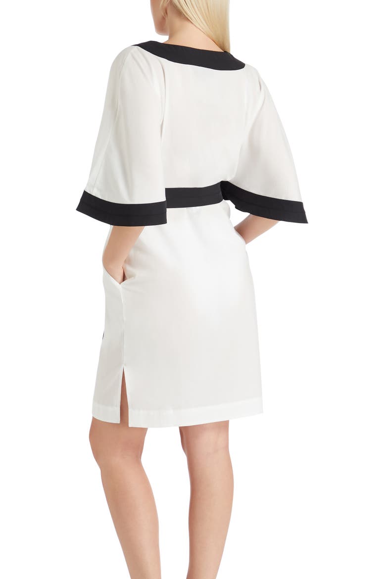 Casia Belted Cover-up Dress, Alternate, color, Off White